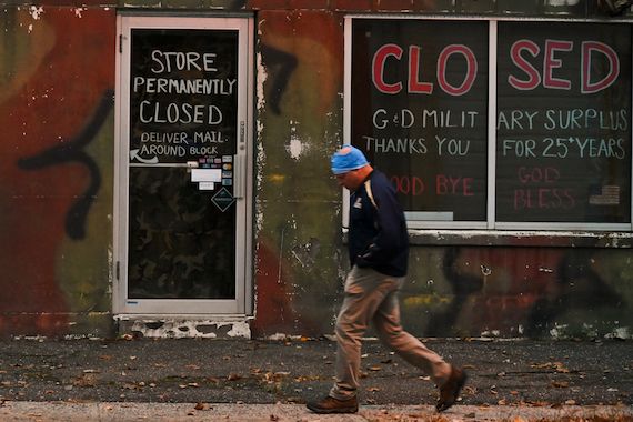 Un commerce fermé à New York