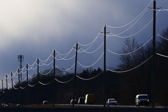 Une ligne électrique