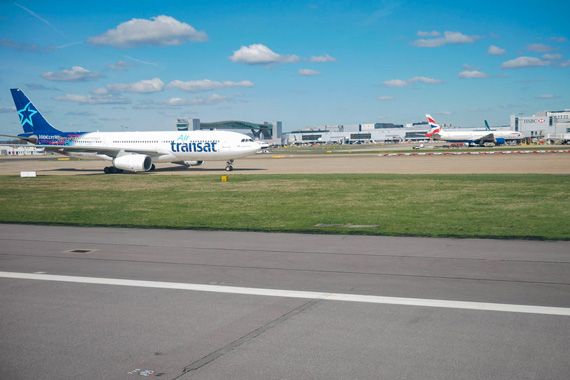 Un avion de Transat