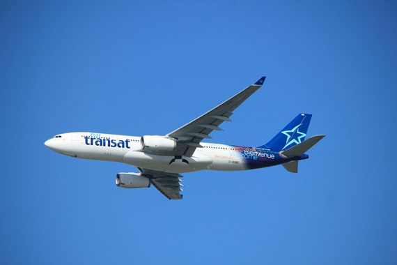 Un avion d'Air Transat