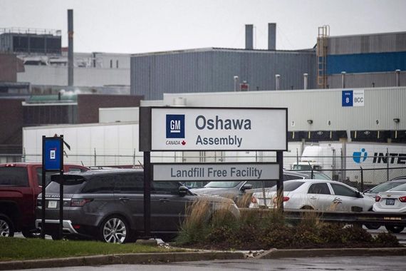 L'usine de GM à Oshawa