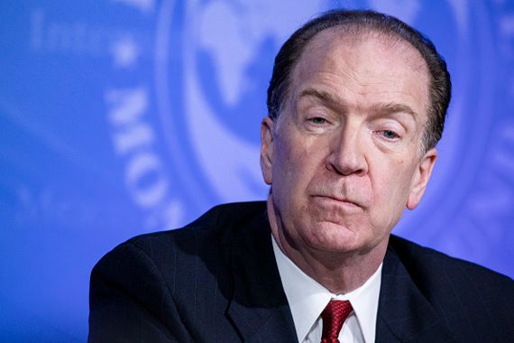 Le président de la Banque mondiale, David Malpass