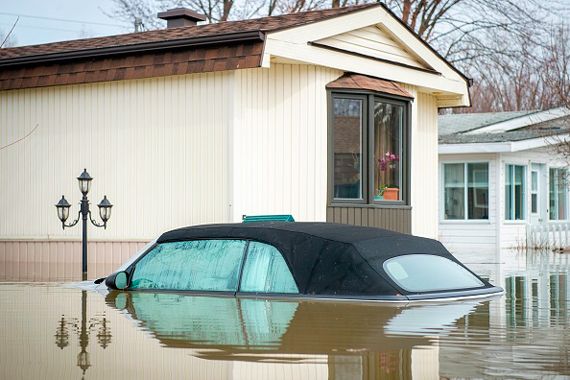 Des inondations