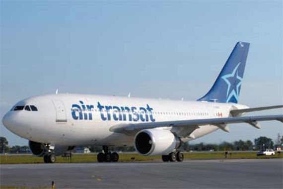 Un avion de Transat A.T.