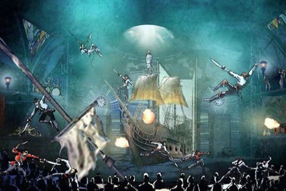 Une image d'un spectacle du Cirque du Soleil