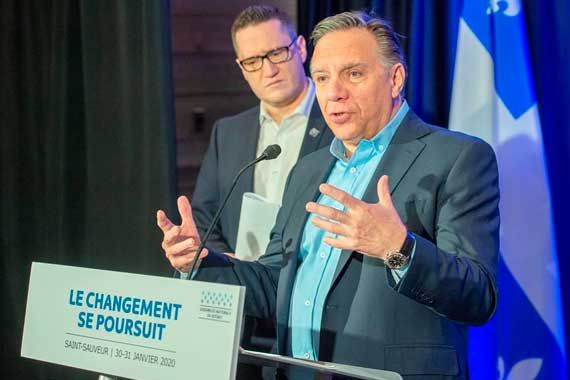 Le premier ministre du Québec, François Legault (Photo: La Presse canadienne)