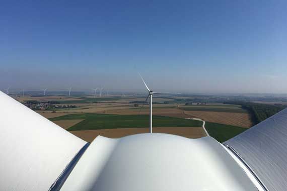 Une éolienne de Boralex