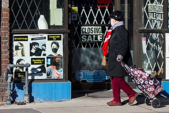 Un commerce fermé à Montréal