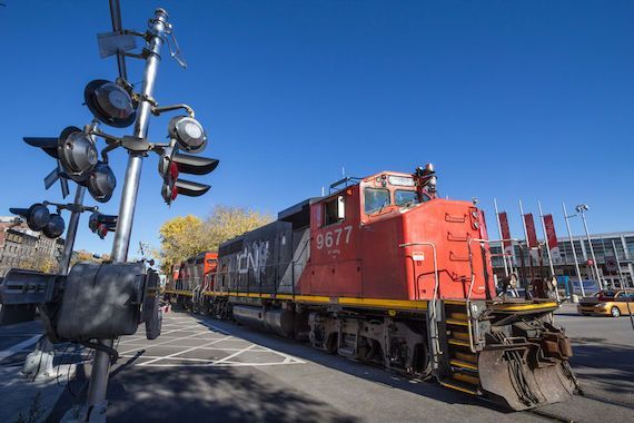 Un train du CN