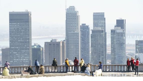 Le centre-ville de Montréal